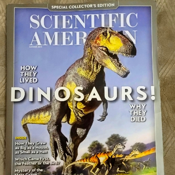 Collectors Edition Scientific American Magazine Dinosaurs! - Picture 4 of 4